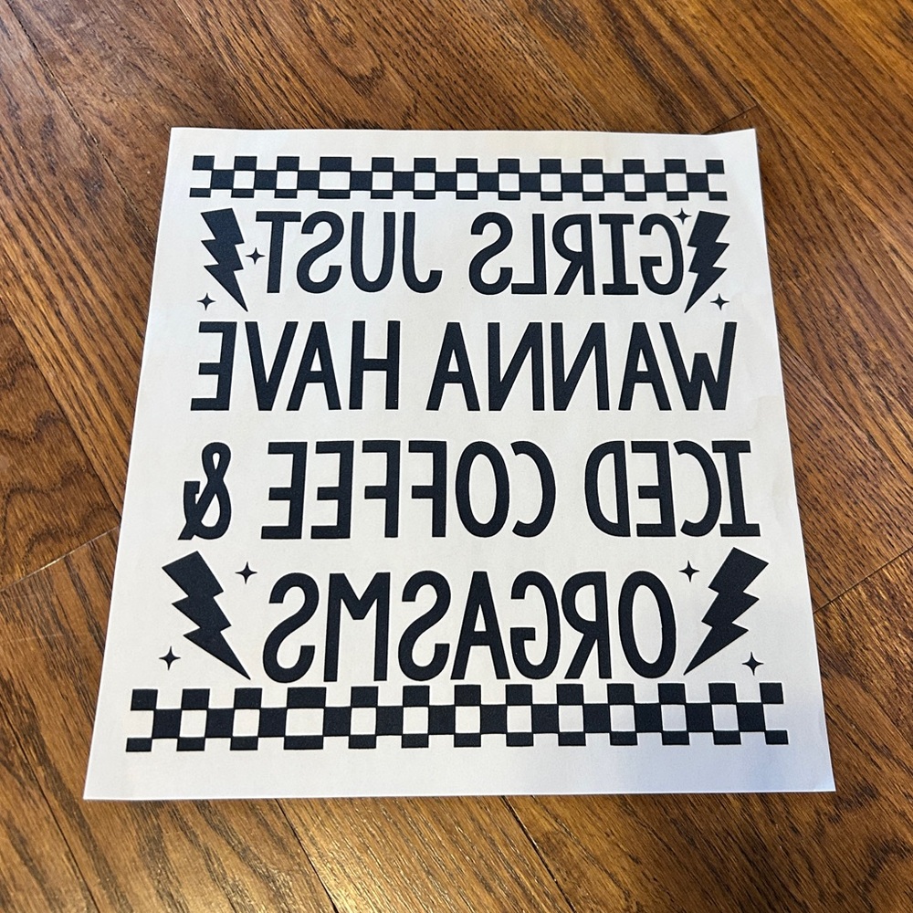 Black and White Graphic Print